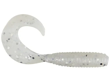 Yum Wooly Curltail 1.5in White Silver Flake
